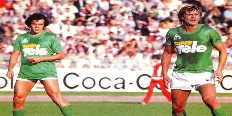 Platini khiến người hâm mộ phải công nhận ông là cầu thủ xuất sắc nhất thế giới khi thi đấu tại Saint - Etienne