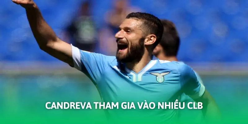 Candreva tham gia vào nhiều CLB dưới hình thức cho mượn